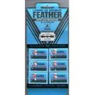Lâmina de Barbear Feather Platinum Cartela Com 60 Unidades