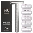 Lâmina de Barbear Henson Aluminium Double Edge Safety - Com Lâminas
