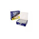 Lâmina De Barbear Lord Saloon Azul Metade Com 100 Und