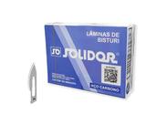 Lâmina de Bisturi de Aço Carbono Estéril (Nº24) C/100 Unds - Solidor Lâmina de Bisturi de Aço Carbono Estéril (Nº24) C/100 Unds - Solidor