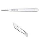 Lamina de Bisturi para Dermaplaning nº20 com 100 Unidades + 1 Cabo de Bisturi Uniqmed