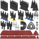 Lâmina de ferramenta oscilante EXKRAEFT 136 PCS para madeira e metal