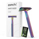 Lâmina de segurança de borda dupla ZOMCHI Rainbow com 5 lâminas