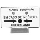 Lâmina De Vidro Para Botoeira De Alarme