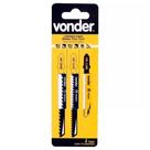 Lamina p/ serra tico-tico jg c/ 3pcs vonder