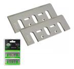 Lamina Par Faca 82mm Plaina Elétrica Makita Bosch Hss