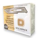 Lâmina Para Bisturi Em Aço Carbono N 22 100un - Descarpack