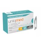 Lamina Para Bisturi Em Aço Inox Numero 23 UNIQMED