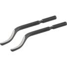 Lâmina Para Rebarbador Manual Vonder 3,1 Mm X 47,3 Mm - Jogo Com 2 Peças Em Aço Especial