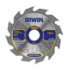 Lamina Para Serra Circular 4 3/8 X 12d F20 - Irwin Lamina Para Serra Circular 4 3/8 X 12d F20 - Irwin
