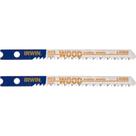 Lâmina Para Serra Tico-tico Irwin 80 Mm Encaixe Tipo T Aço Rápido Hss 12 Dentes 2 Peças