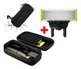 Lâmina Refil e Case Compacta Para Barbeador Oneblade