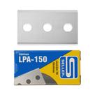 Lâmina Retangular para Estilete LPA-150 Seller 3822mm Aço Carbono Caixa com 10 lâminas cada Corte limpo Lâmina Retangular para Estilete LPA-150 Seller 3822mm Aço Carbono Caixa com 10 lâminas cada Corte limpo