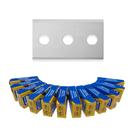 Lâmina Retangular para Estilete LPA-150 Seller 3822mm Aço Carbono Kit com 12 tubos, com 10 lâminas cada Corte limpo Lâmina Retangular para Estilete LPA-150 Seller 3822mm Aço Carbono Kit com 12 tubos, com 10 lâminas cada Corte limpo