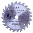 Lamina Serra Circular Videa 180mm X 24 Dentes 2615 Lotus