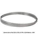 Lâmina Serra Fita 5/8 x 0.55 x 6 TPI x 3,04 Metros - Mill