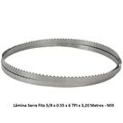 Lâmina Serra Fita 5/8 x 0.55 x 6 TPI x 3,20 Metros - Mill
