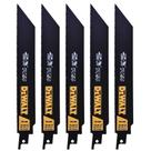 Lamina Serra Sabre Metal 8 Pol Kit 5 pçs Dewalt DWA4188