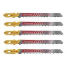 Lâmina Serra Tico-Tico Madeira 75X7.5mm 5 Peças Starrett BU310T
