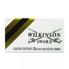 Lâmina Wilkinson Sword Inox para Barbear - Pacote com 3 Unidades Duráveis