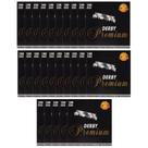 Lâminas de barbear Derby Premium Single Edge (25) Cerâmica de cromo