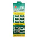 Lâminas de Barbear Derby Verde C50 pares em Aço Inox P Navalhas Alinhamento de Cortes Barbear Rosto