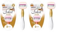 Lâminas de barbear descartáveis BIC Soleil Glide Women 5 lâminas x2