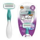 Lâminas de barbear descartáveis BIC Soleil Sensitive Advanced Women 2ct