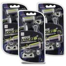 Lâminas de barbear descartáveis Dorco Pace 6 Plus com aparador x9