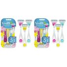 Lâminas de barbear descartáveis Gillette Venus Tropical Women 3+1 unidades x2