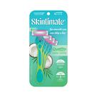 Lâminas de barbear descartáveis Skintimate Coconut Delight 4 unidades