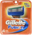 Lâminas de barbear Gillette Fusion 4 unidades