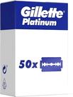 Lâminas de barbear Gillette Platinum Double Edge 50 unidades