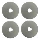 Lâminas de Corte Cortador Para Circular Disco 45mm kit com 4 Ideal para Costura Patchwowk Artesanatos em Geral
