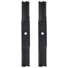Lâminas de corte John Deere M82408, pacote com 2, para deck de 38" Lâminas de corte John Deere M82408, pacote com 2, para deck de 38"