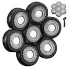 Lâminas de reposição de barbeador elétrico HONTEC 7D pretas para homens