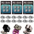 Lâminas de reposição OXSITO 12 Pack Pro 4 Head para Pitbulls Lâminas de reposição OXSITO 12 Pack Pro 4 Head para Pitbulls
