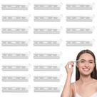 Lâminas de reposição para barbeadores faciais Amrmcy para Tweezerman x20 Lâminas de reposição para barbeadores faciais Amrmcy para Tweezerman x20