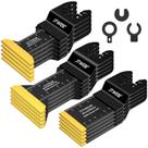 Lâminas de serra oscilantes JTWEB Titanium 15PCS para madeira e metal