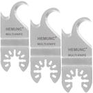 Lâminas de serra oscilantes multiferramentas HEMUNC 3PCS para telhados