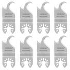 Lâminas de serra oscilantes multiferramentas HEMUNC 8PCS para telhados