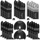 Lâminas de serra PECHAM Universal Wood Metal Oscillating 24 unidades