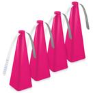 Lâminas holográficas Bug Fan Treva Fly Deterrent, bateria rosa