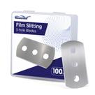 Lâminas NEWISHTOOL de 3 furos, 100 peças, reposição em aço carbono Lâminas NEWISHTOOL de 3 furos, 100 peças, reposição em aço carbono