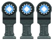 Lâminas oscilantes multiferramentas Bosch OSL114C-3, pacote com 3
