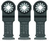 Lâminas oscilantes multiferramentas Bosch OSL114JF-3, pacote com 3