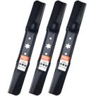 Lâminas para cortador de grama Grasscool ZT1 54" furo estrela de 6 pontas, alta elevação