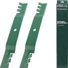 Lâminas para cortador de grama John Deere 42 polegadas UDC Parts GY20850, substituem D105 D130 D110 S100 GX22151 E130 Z225 E120 D100 D125 E110 LA125 LA115 LA105 AM141033, para trator cortador de grama / roçadeira / mulching, 2 unidades