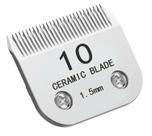 Lâminas para máquina de tosa para cães Docal 10 cerâmica corte de 1,5 mm Lâminas para máquina de tosa para cães Docal 10 cerâmica corte de 1,5 mm