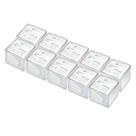 Lamínula de Vidro 20 x 20 mm (FIRSTLAB) - Caixa com 1000 Unidades